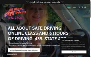 All About Safe Driving website