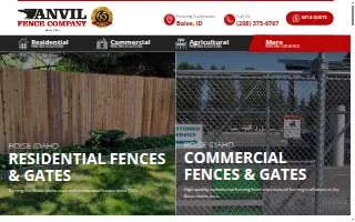 Anvil Fence Company website