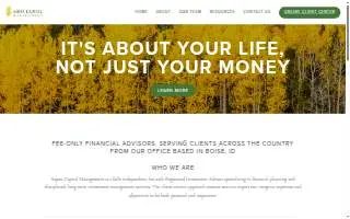 Aspen Capital Management website