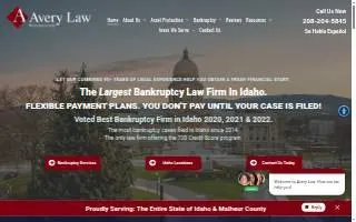 Avery Law website