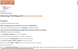 Boise Transmission Repair