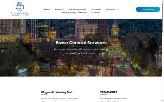 Complete Care Audiology website