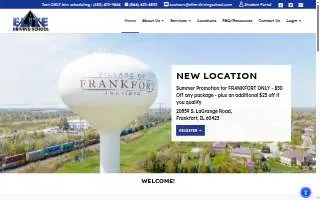Elite Driving School of Boise website