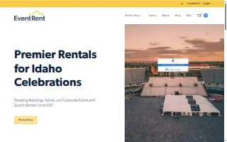 EventRent of Meridian website