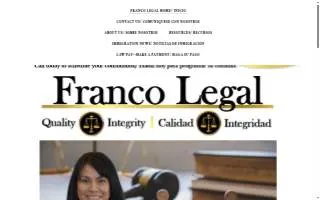 Franco Legal, PLLC of Boise website