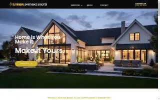 Luminaire Smart Homes website