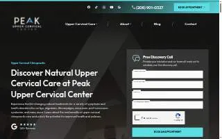 Peak Upper Cervical Center (Formerly Peak Chiropractic) website