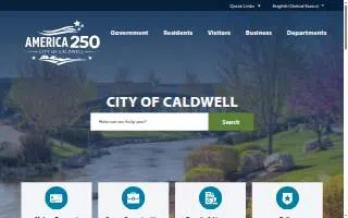 Caldwell Senior Citizen Center website