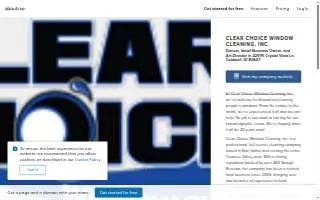 Clear Choice Window Cleaning, Inc website