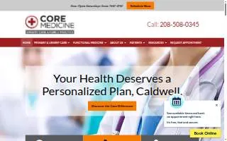 Core Medicine of Idaho website