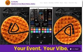 DJ Wafflz website