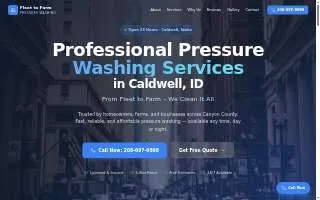 Fleet to Farm Pressure Washing, LLC website