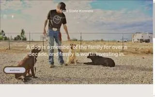 Gem State Kennels website