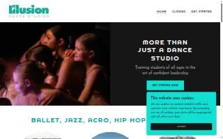 Illusion Dance Studios - Ustick website