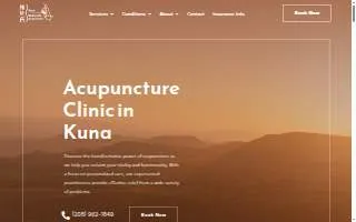 Kuna Wellness and Acupuncture of Caldwell website