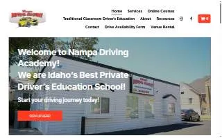 Nampa Driving Academy of Caldwell website