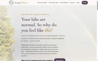 Syringa Wellness: Counseling, Neurofeedback & Holistic Healthcare website