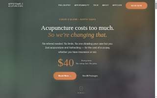 Affordable Acupuncture CDA