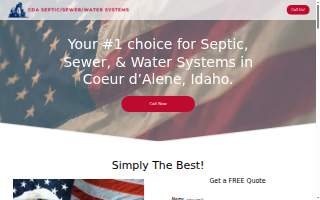 Coeur d'Alene Septic/Sewer/Water Systems
