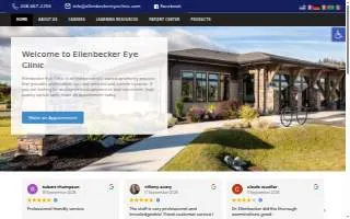 Ellenbecker Eye Clinic website
