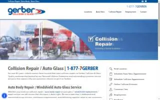 Gerber Collision & Glass of Coeur d'Alene website