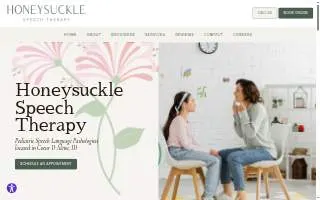 Honeysuckle Speech Therapy website