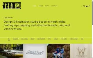 Jerm Designs website