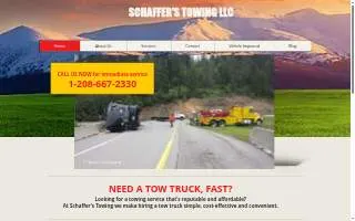 Schaffers Towing LLC website