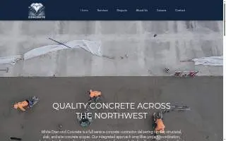 White Diamond Concrete LLC website