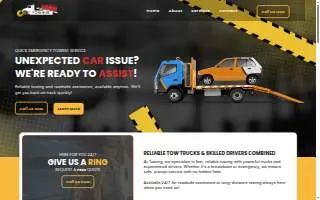 Angel Towing website