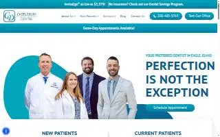Castlebury Dental website