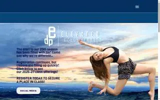 Elevated Dance Project website