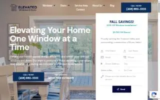 Elevated Windows & Doors website