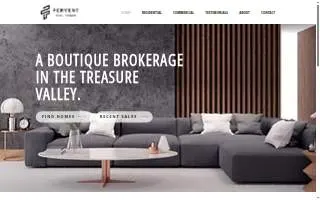 Fervent Real Estate website