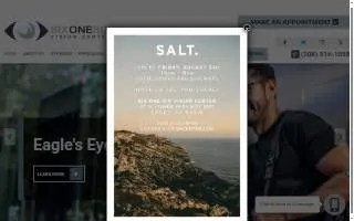 Six One Six Vision Center website