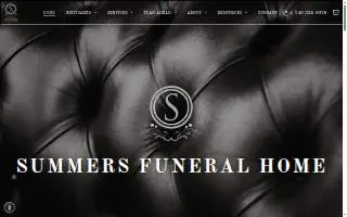 Summers Funeral Homes website
