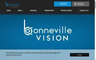 Bonneville Vision website