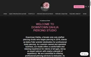 Downtown Dahlia website