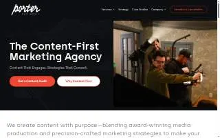 Porter Pro Media website