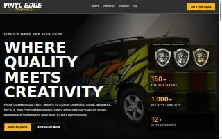 Vinyl Edge Graphics website