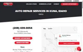 Commercial Tire of Kuna website