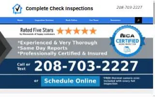 Complete Check Inspections, LLC website