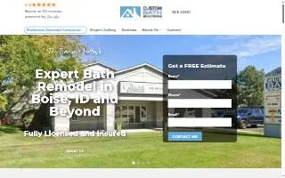Custom Bath Solutions website