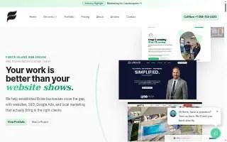 Fierce Island Creative website