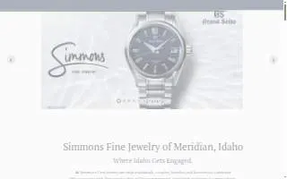Simmons Fine Jewelry of Kuna website