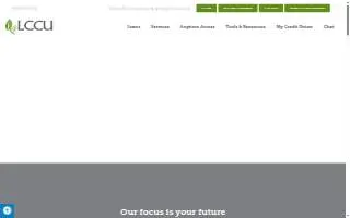 Lewis Clark Credit Union website