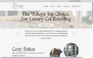 Calico Cattery website