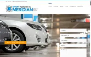 Epoxy Flooring Meridian website