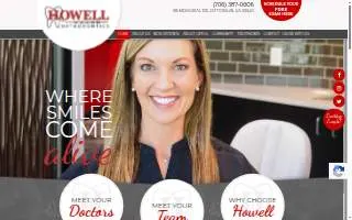 Howell Orthodontics website
