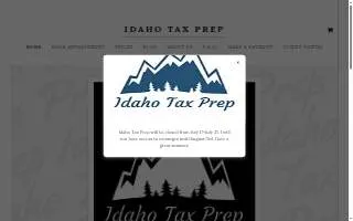 Idaho Tax Prep website